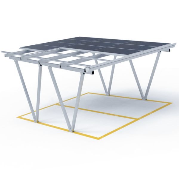 solar carport structre solar carport structre modeling figure