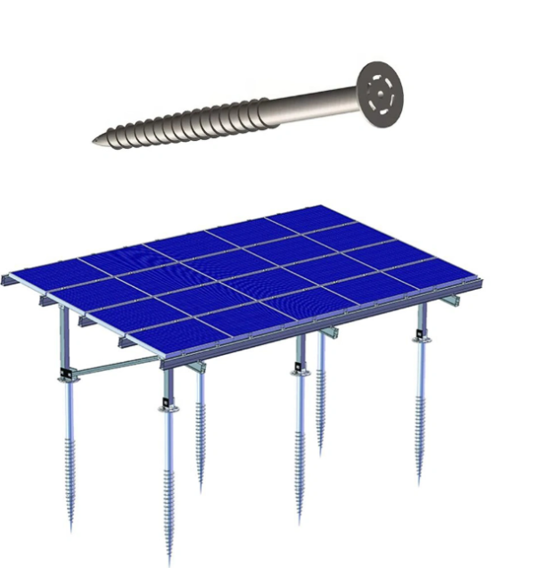 screwH3c8f8 Ground Screws For Solar Mounting