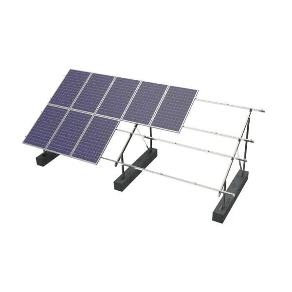 Adjustable galvanized steel solar ground mount Adjustable galvanized steel solar ground mount display