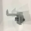 Aluminum Solar End Clips Side view of aluminum solar end clamp