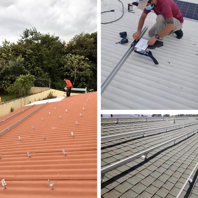 Metal Roof Hanger Bolt Installation Demonstration