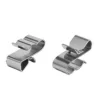 Solar Cable Clips Solar cable clamps front and back