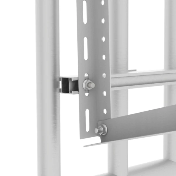 Installation rod screws for solar balcony system Installation pole of solar balcony system