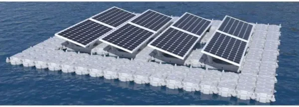 Solar Floating Racking System Solar Floating Rack System