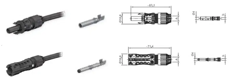 mc4 connector design diagram stitching