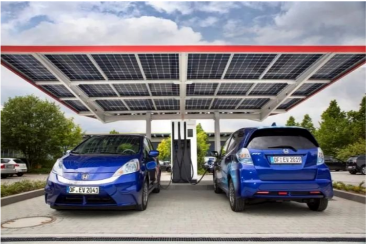 Solar charging stations in Germany